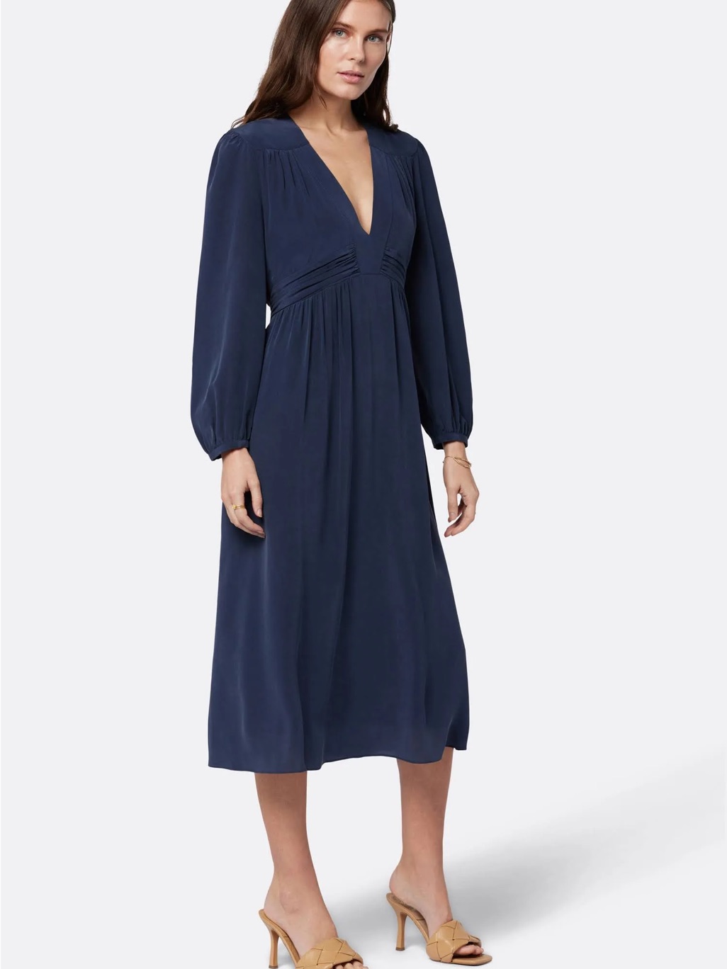 Joie Kaz Midi Silk Dress